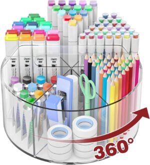 Absonic 250pcs Acrylic Pencil Holde...
