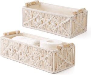 Mkono Macramé Storage Baskets Set ...