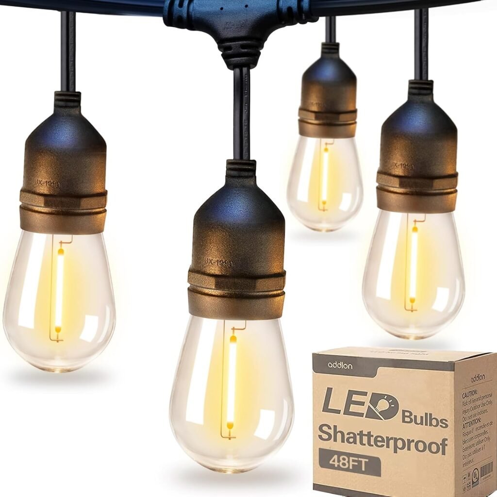 addlon 48FT Outdoor String Lights, ...