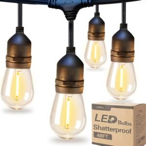 addlon 48FT Outdoor String Lights, ...