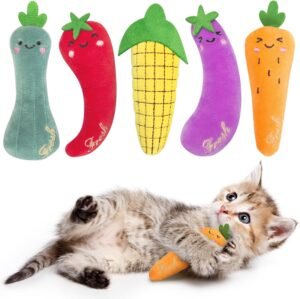 ETEKYER Catnip Cat Toys, 5 Pack, Pl...