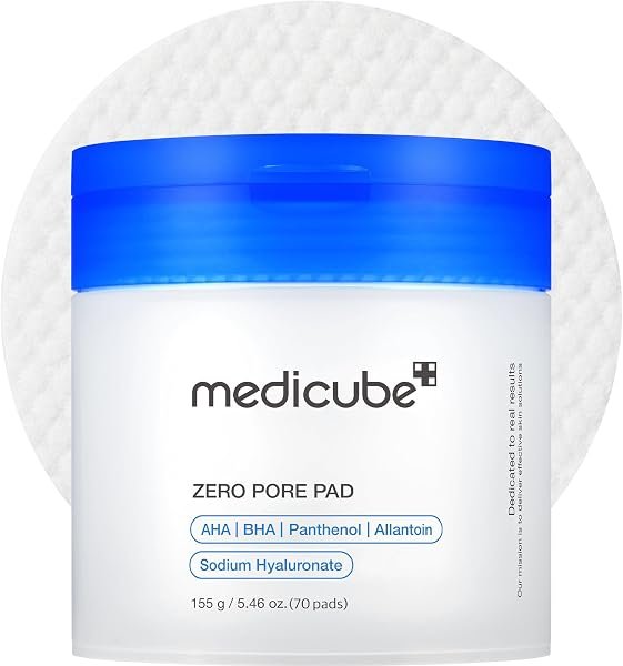 medicube Toner Pads Zero Pore Pad 2.0 | Dual-Textured Facial Pad for Exfoliation