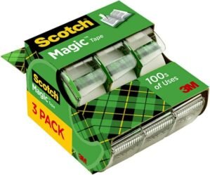 Scotch Magic Tape, 3 Dispensered Ro...