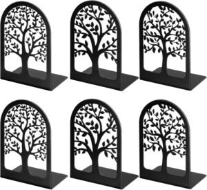 HappyHapi Book Ends, Metal Bookends...