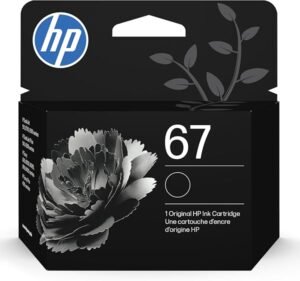 HP 67 Black Ink Cartridge | Works w...