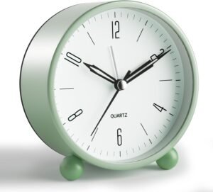 JALL Analog Alarm Clock, 4 inch Sup...