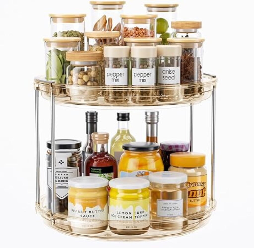 LAMU 2-Tier Lazy Susan Turntable Or...
