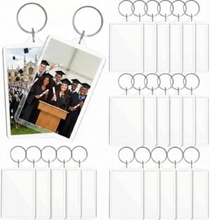 Inbagi Picture Frame Keychain Acryl...