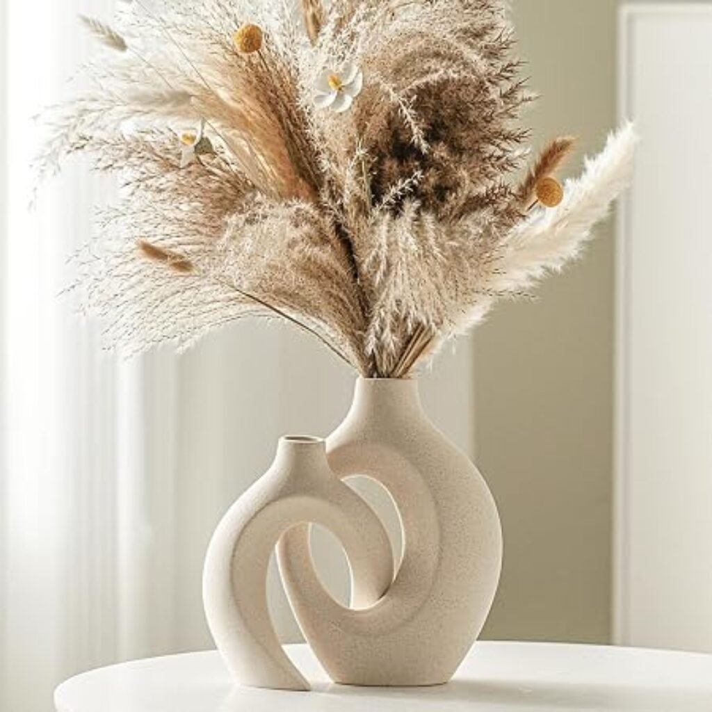 Lvases Snuggle Hollow Ceramic Vase,...