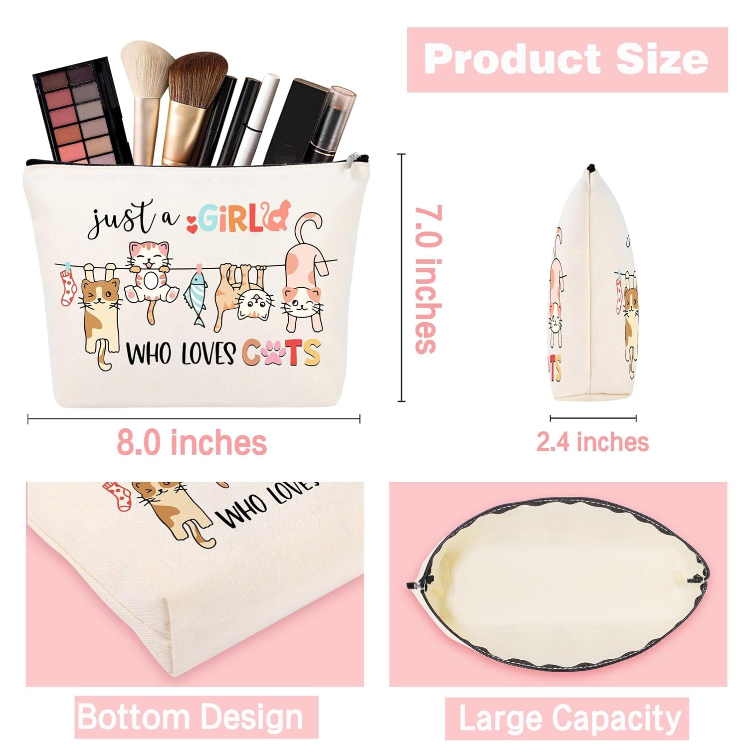 Cat Lover Gifts for Women, Gifts for Cat Lovers, Cats Themed Gift Set of 7 - Image 5
