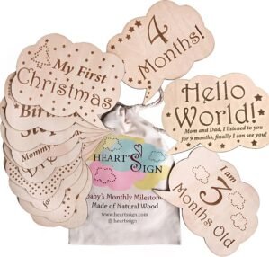 Heart’s Sign Monthly Baby Mil...