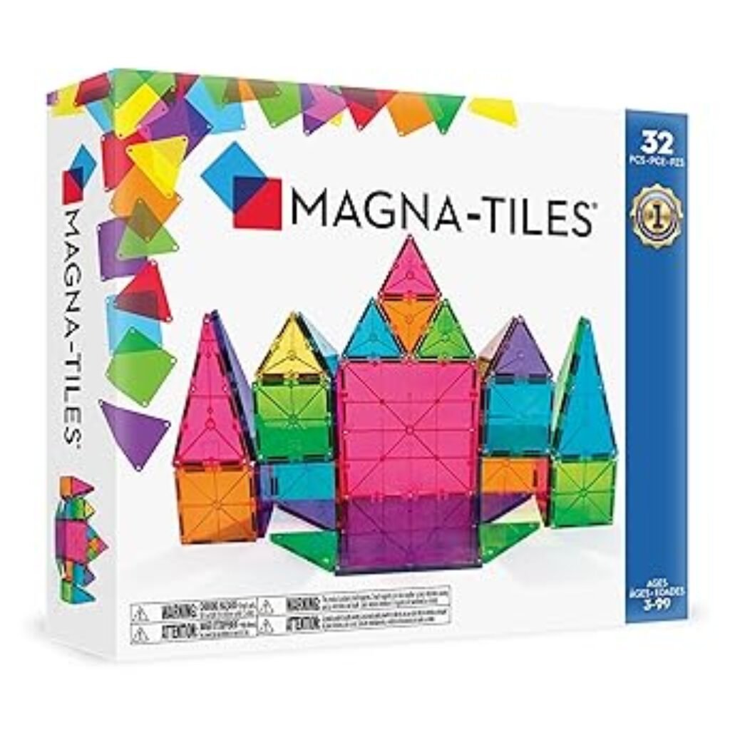 MAGNA-TILES Classic 32-Piece Magnet...