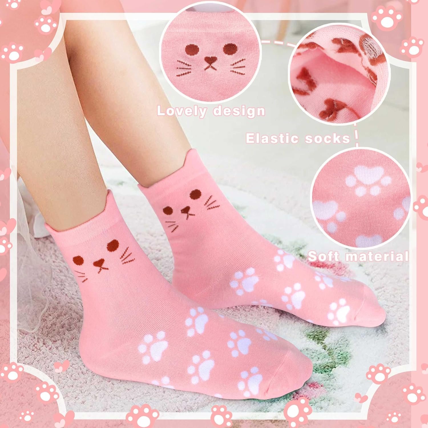 Cat Lover Gifts for Women, Gifts for Cat Lovers, Cats Themed Gift Set of 7 - Image 6