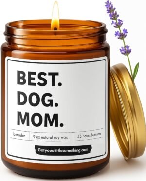 Best Dog Mom Scented Candle | Laven...