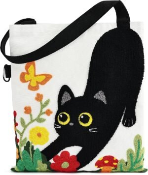 Jeasona Canvas Tote Bag for Women,C...