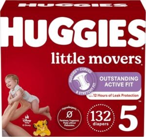 Huggies Size 5 Diapers, Little Move...