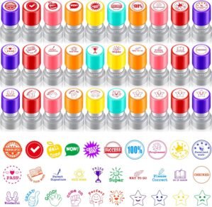 Self-Inking Teacher Stamps Set for ...