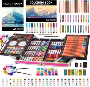 KINSPORY 139-Piece Art Set with Alu...