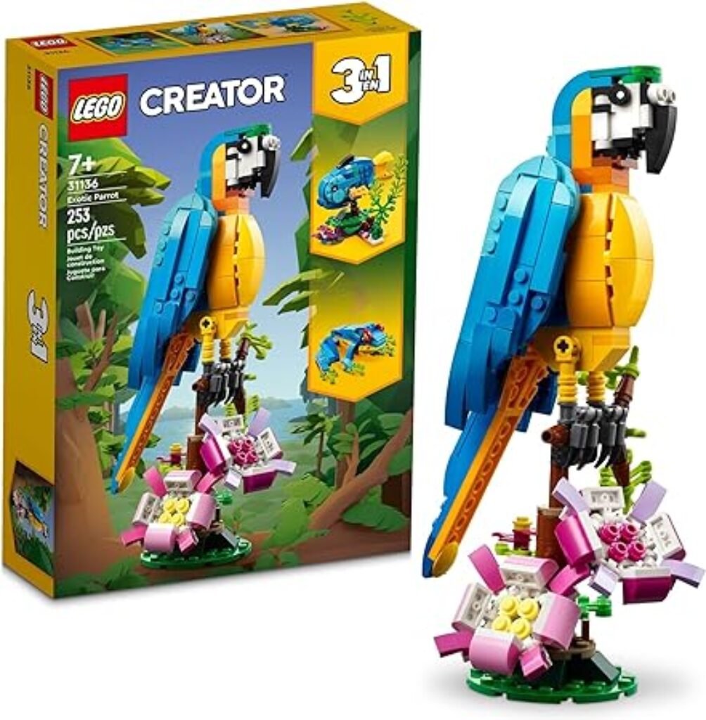 LEGO Creator 3-in-1 Exotic Parrot B...