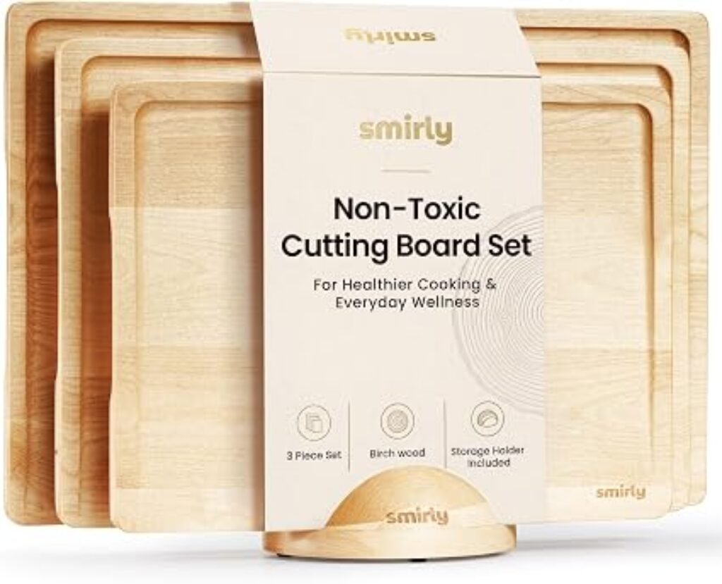 SMIRLY Wooden Cutting Board Set of ...