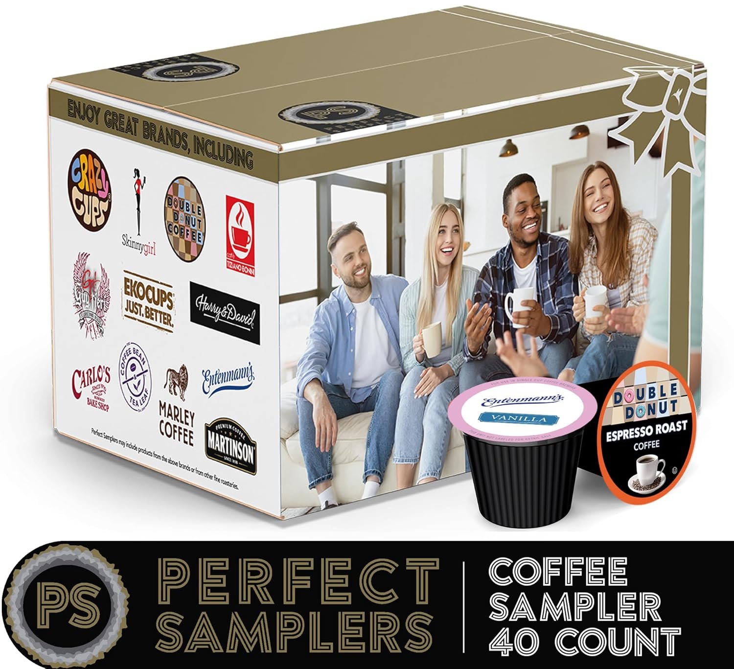 Coffee Pods Variety Pack Sampler, Coffee Lovers Single-Serve Capsules & Pods For Keurig K Cup Machines, Assorted Variety Pack, 40 Count - Image 2