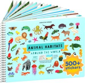 Animals Habitat 500+ Kids Sticker B...