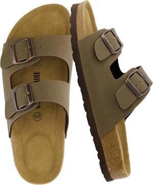 Cushionaire Lane Cork Footbed Sanda...