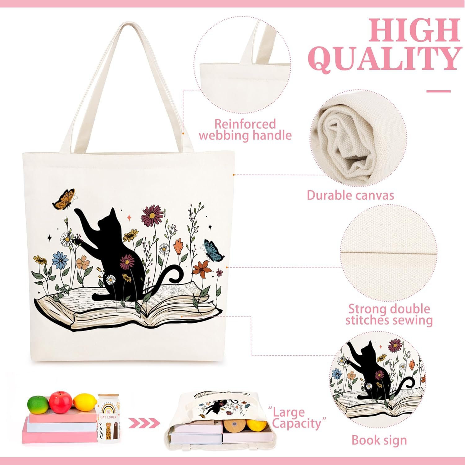 Cat Lover Gifts for Women, Gifts for Cat Lovers, Cats Themed Gift Set of 7 - Image 3