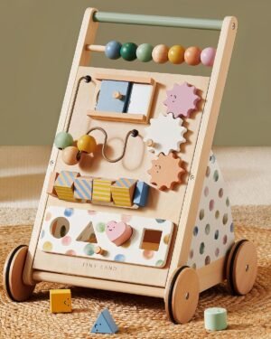 Tiny Land Wooden Baby Push Walker w...