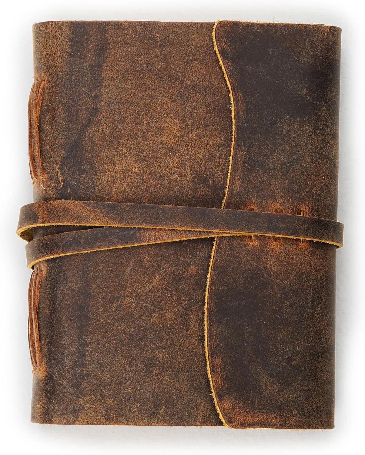 LEATHER VILLAGE Leather Bound Journal - Rustic Brown, 7"X5", 220 Pages - Vintage Blank Paper Diary for Writing, Drawing, Sketchbook, and Travel Notebook - Ideal for Women and Men - Image 7