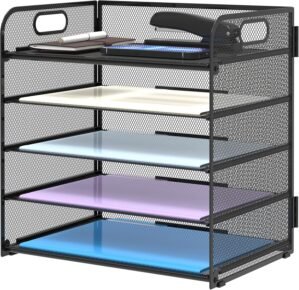 Supeasy 5 Trays Paper Organizer Let...