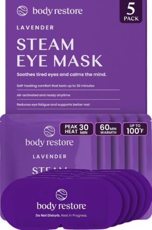 Body Restore Heated Steam Eye Masks...
