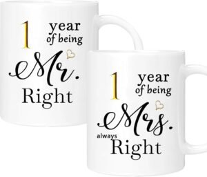 1st Anniversary Coffee Mug Gift Set...