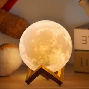 CPLA 3D Moon Lamp – 16 Colours, R...