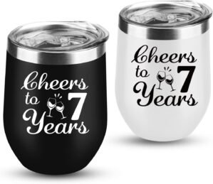 Copper Wine Tumblers — 7th Annive...