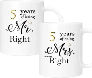 5 Year Anniversary Coffee Mug Gift ...