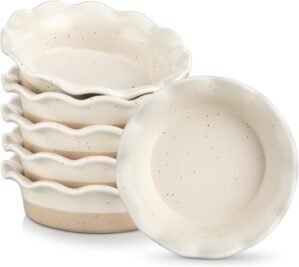 vancasso Mini Ceramic Pie Pans (Set...