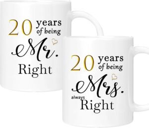 20 Year Anniversary Coffee Mug Gift...