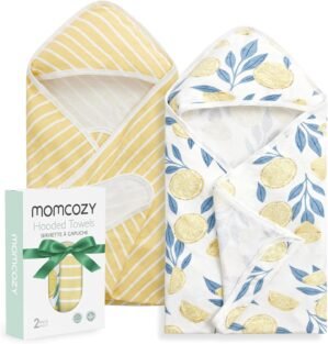 Momcozy Large Hooded Baby Bath Towe...