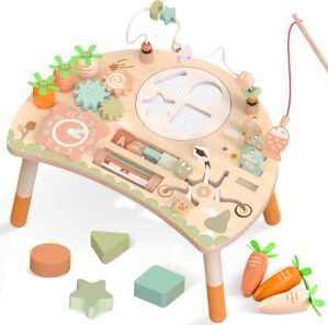 Hewaurorion Wooden Activity Table f...