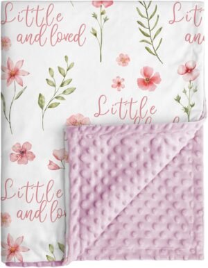 Civarua Minky Floral Baby Receiving...