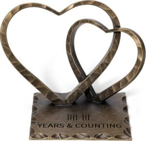 Vastsea Handcrafted Bronze Two-Hear...