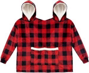 Giant 2-in-1 Wearable Blanket Hoodi...