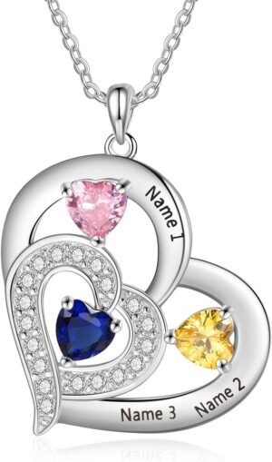 Personalized Mothers Birthstone Nec...