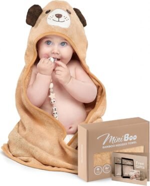 MINIBOO Hooded Baby Towel — Super...