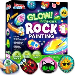 JOYIN Glow-in-the-Dark Rock Paintin...