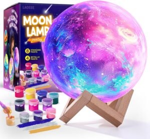 Paint-Your-Own 3D Moon Lamp Kit –...