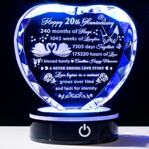 YWHL 20th Anniversary Crystal Heart...