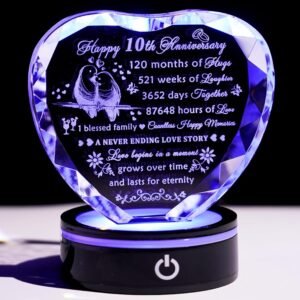 YWHL 10th Anniversary Crystal Heart...