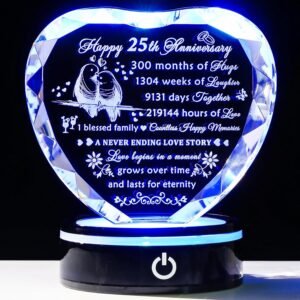 YWHL 25th Anniversary Crystal Heart...